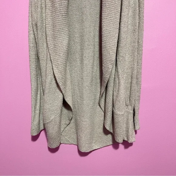Barefoot‎ Dreams CozyChic Lite Circle Cardigan L/XL Pewter Pearl NWT - Picture 5 of 12